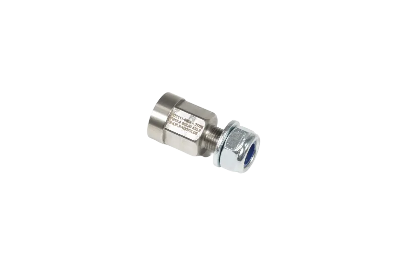 Radoxx adapter til sykkelvogn for fast bakaksel og navgir med FG 10,5 eller 13/32″ × 26-gjenger, skive og låsemutter