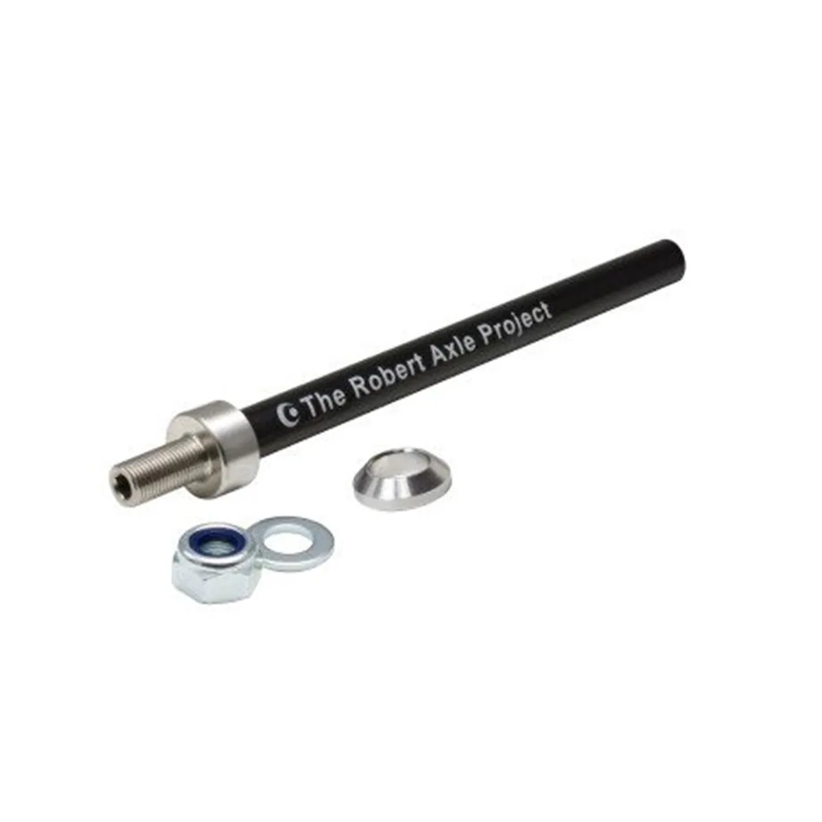 YT Industries KID204.Y M12 × 1,5 thru axle til sykkelvogn med 6 mm konisk spacer – Robert Axle Project.