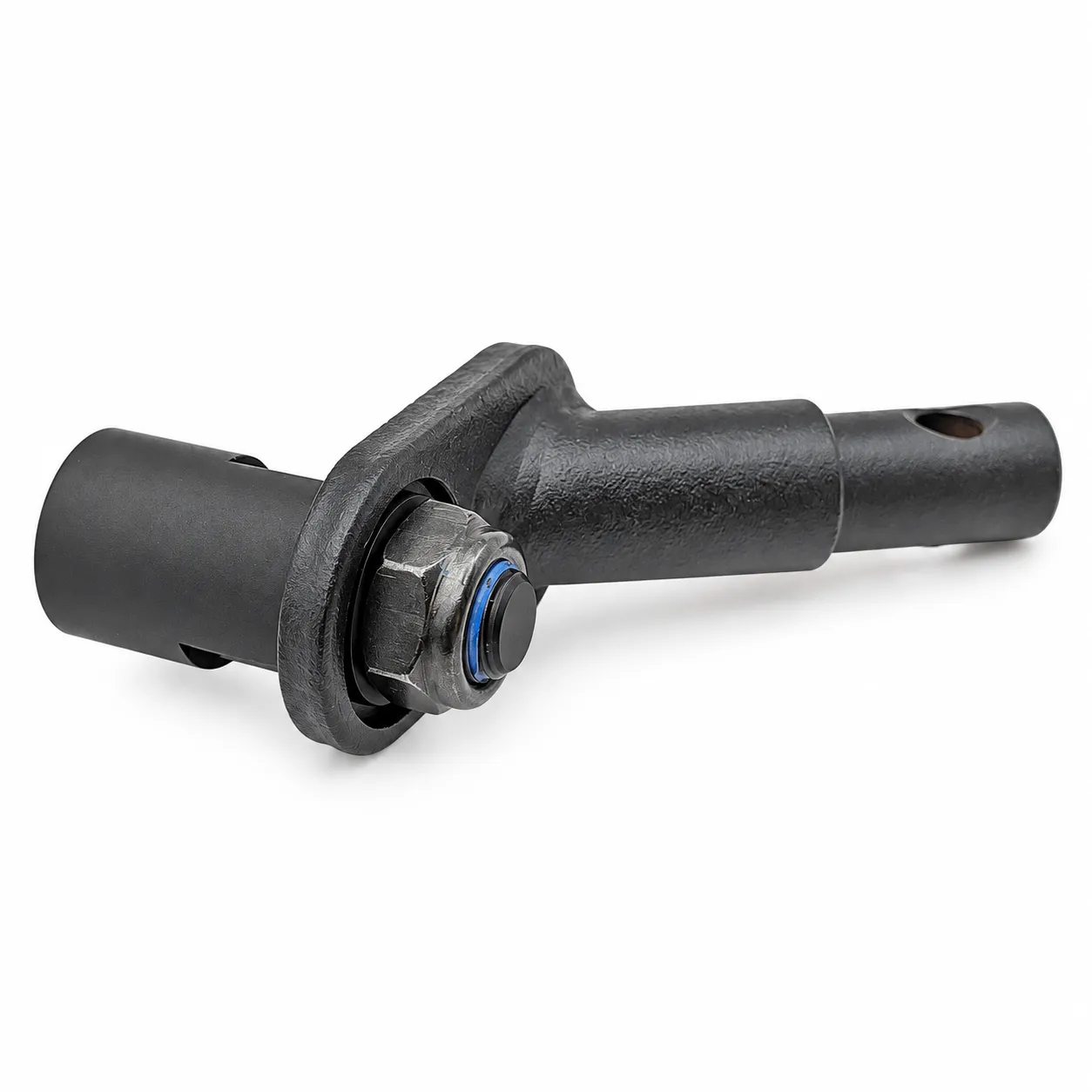 M10x1.0 adapter vist sammen med sykkelvognfeste. Sykkelvognfestet følger ikke med.